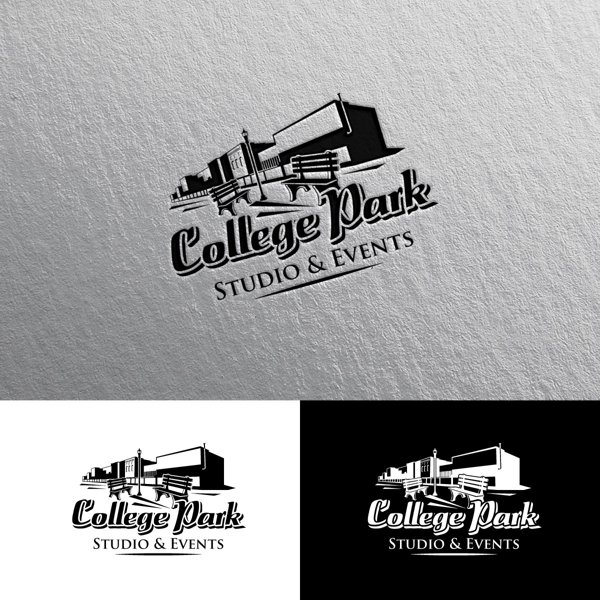 Logo Design by chris Ray for College Park Studio & Events | Design #32596105