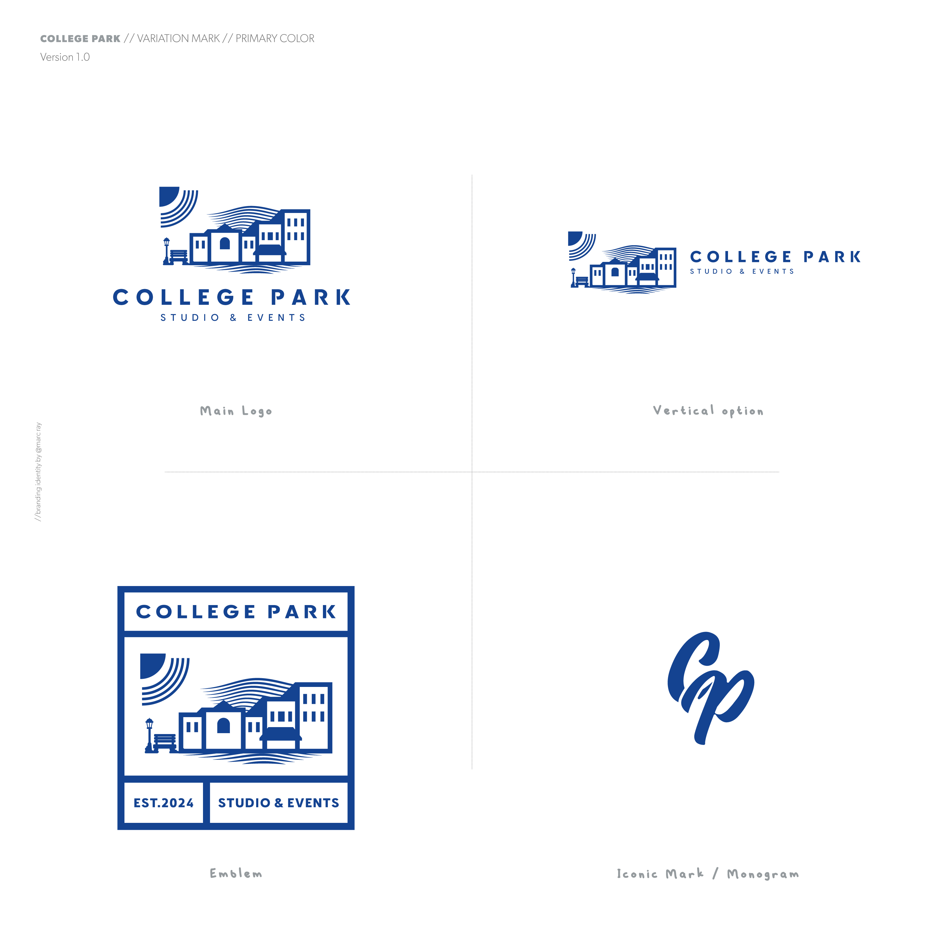 Diseño de Logo por Marc Ray para College Park Studio & Events | Diseño #32638960