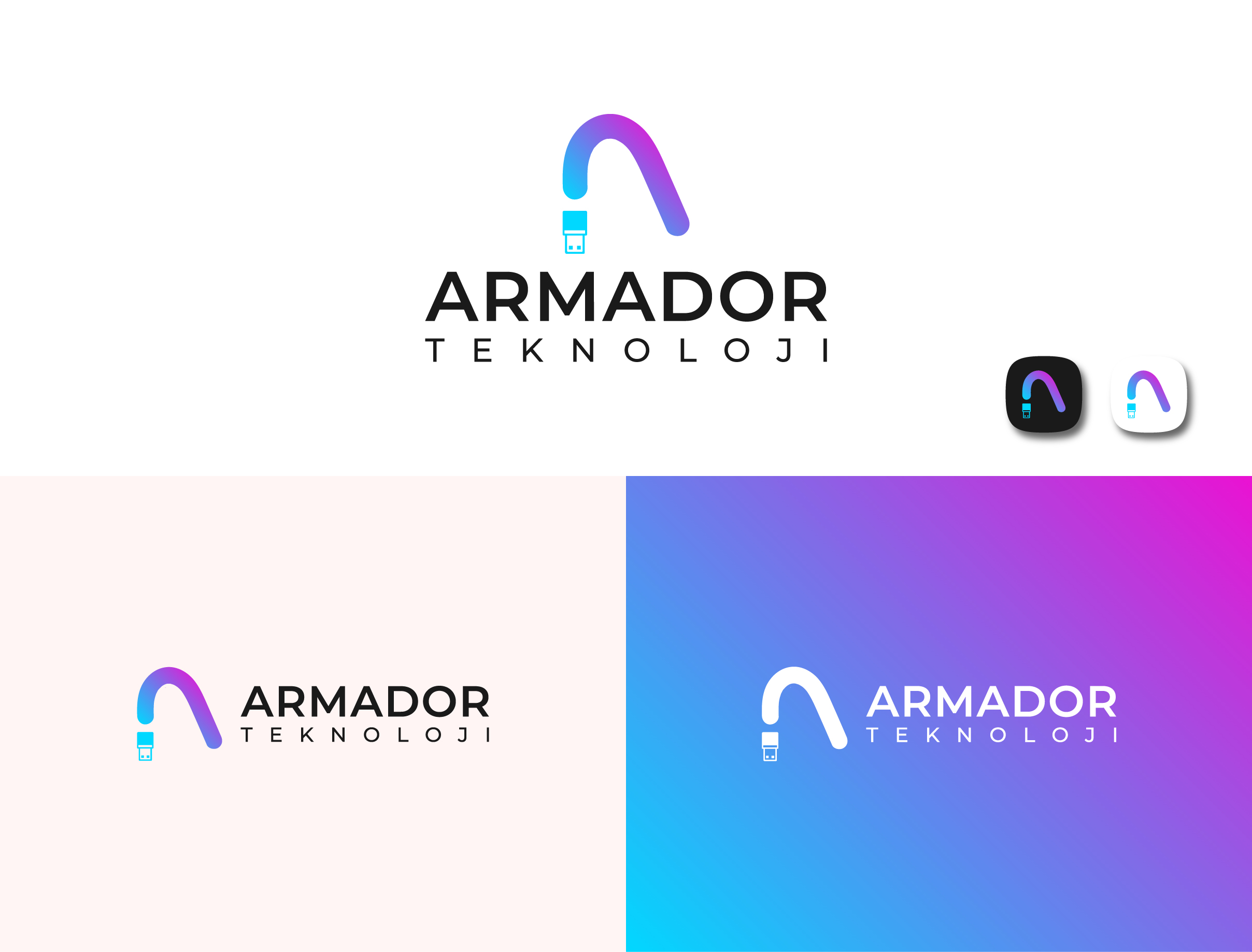 Logo Design by Creative Poli for Armador Technology | Design #32668114