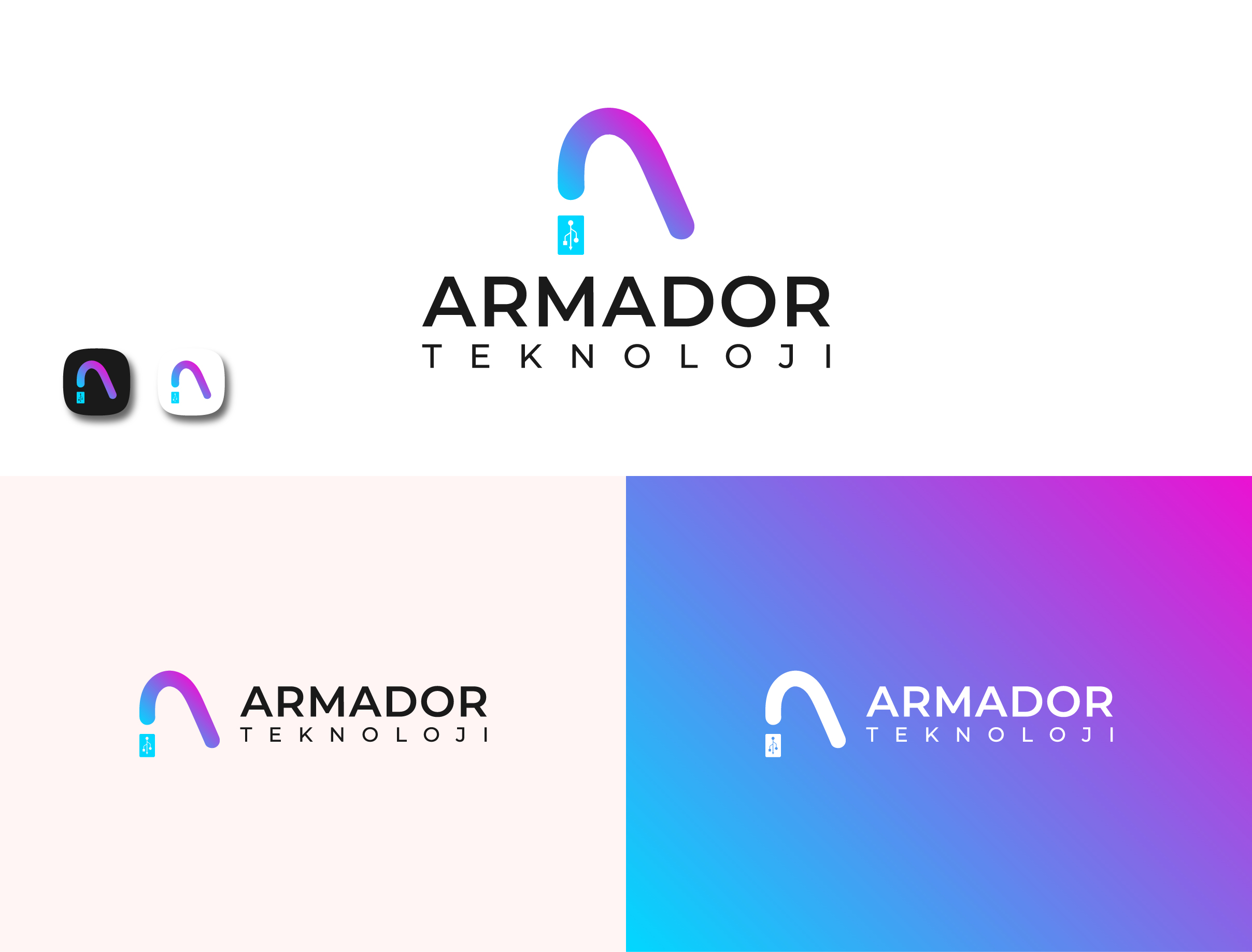 Logo Design by Creative Poli for Armador Technology | Design #32668166