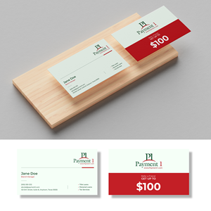 Business Card Design by Design By Muila for Payment 1 Financial | Design: #32928156