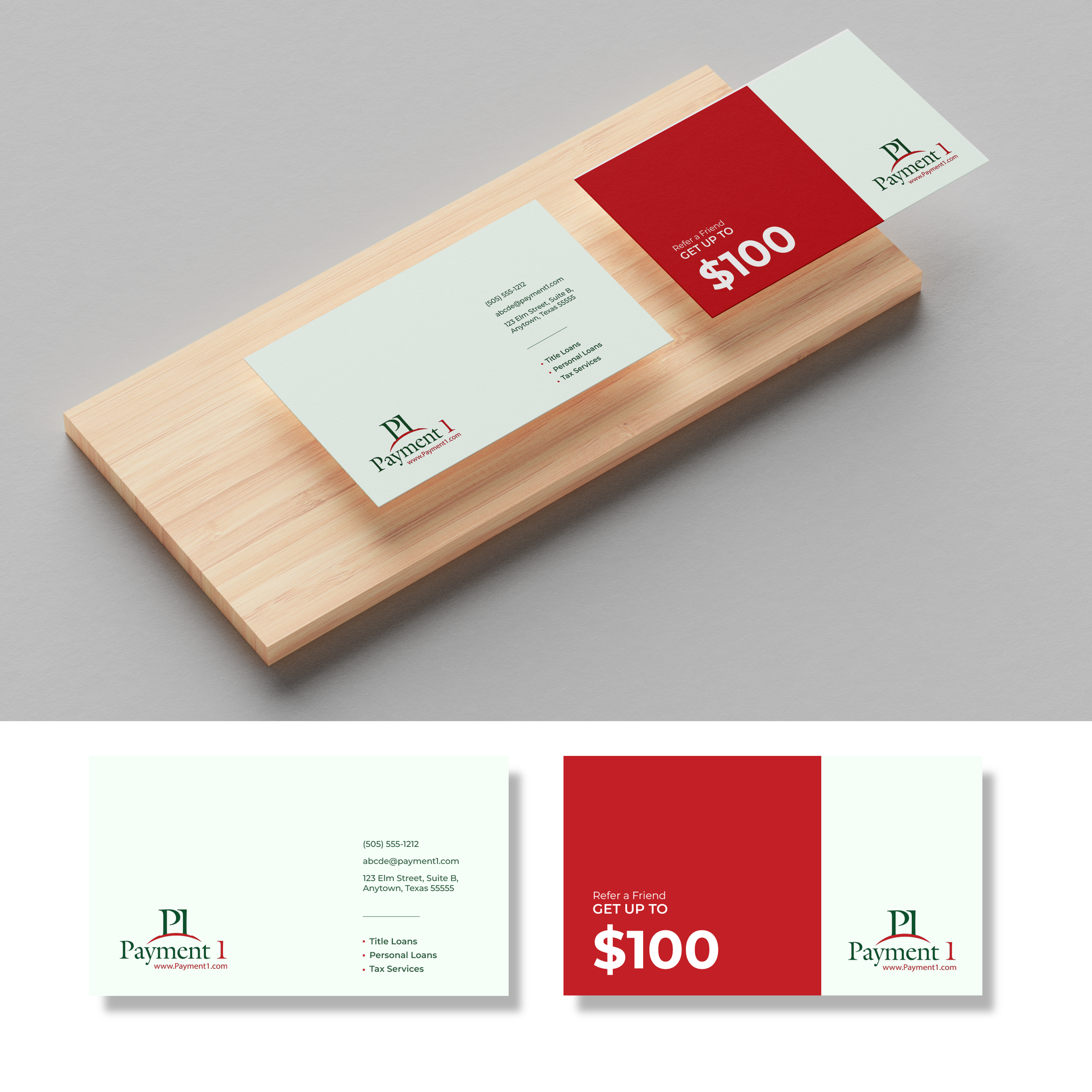 Visitenkarten-Design von Design By Muila für Payment 1 Financial | Design #32928157