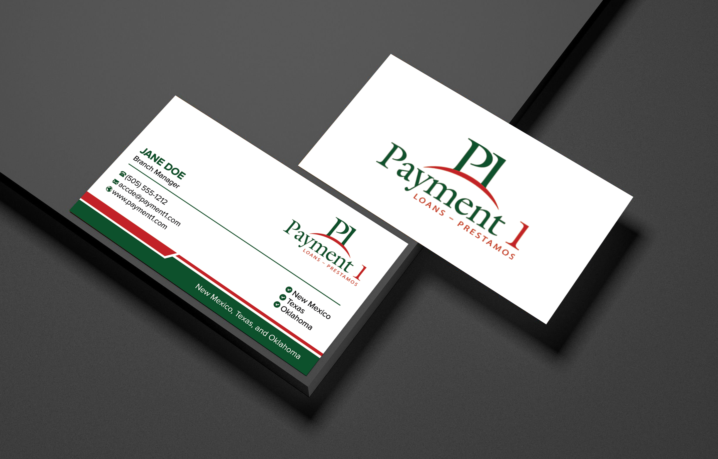 Business Card Design by Shuvo094 for Payment 1 Financial | Design #32917935