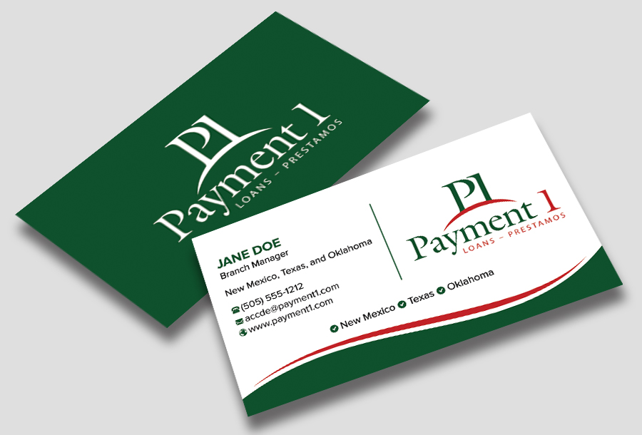 Visitenkarten-Design von Shuvo094 für Payment 1 Financial | Design #32917956