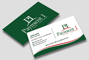 Business Card Design by Shuvo094 for Payment 1 Financial | Design: #32917956