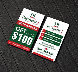 Business Card Design by Sandaruwan for Payment 1 Financial | Design #32598645