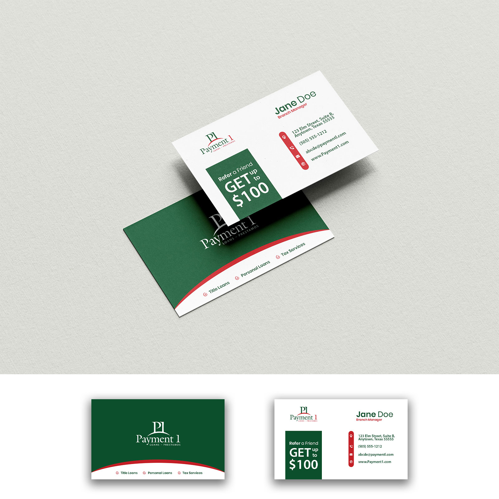 Business Card Design by Suvendu.S for Payment 1 Financial | Design #33006209