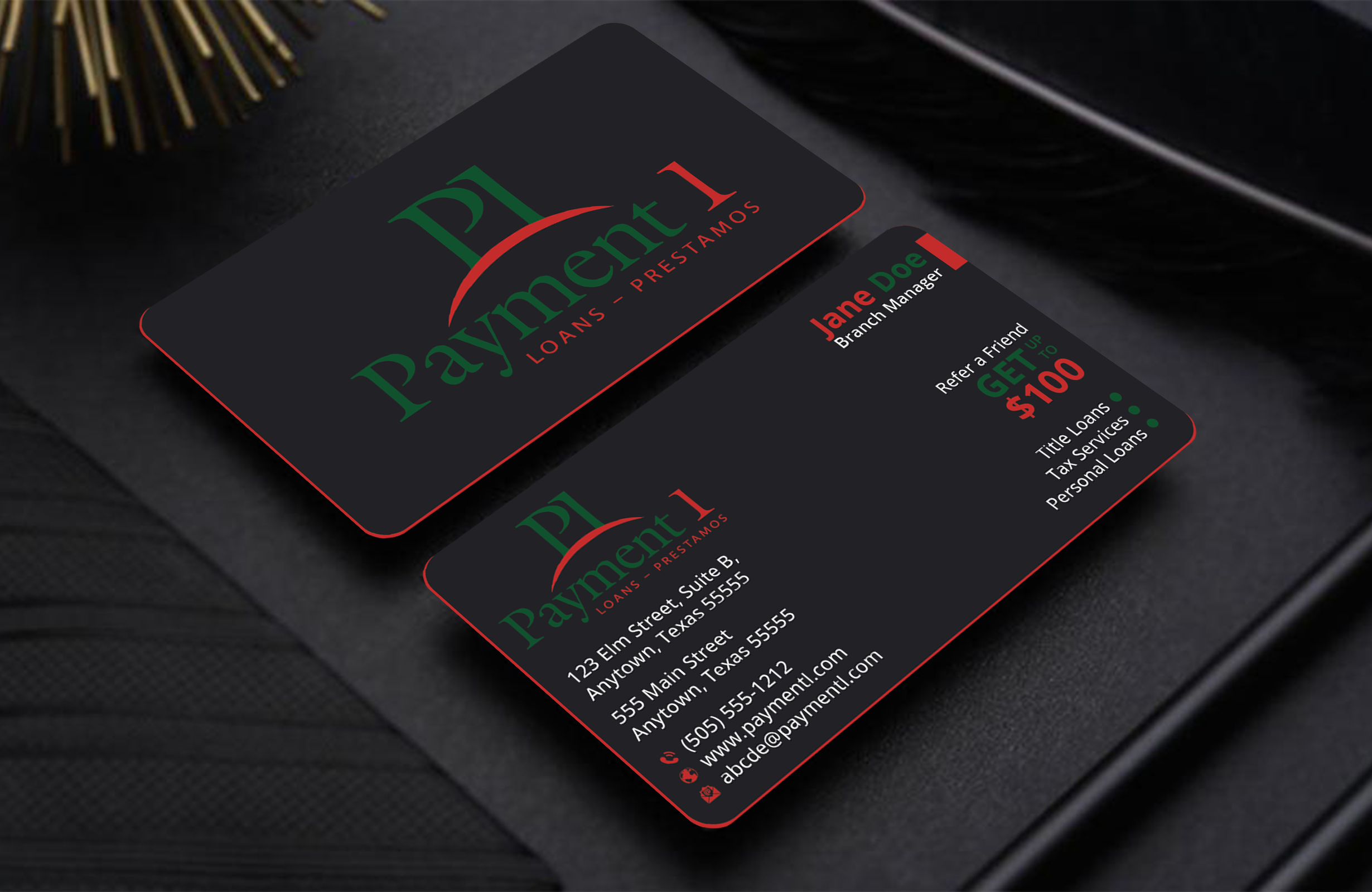 Business Card Design by DesignerShahadat for Payment 1 Financial | Design #32603906