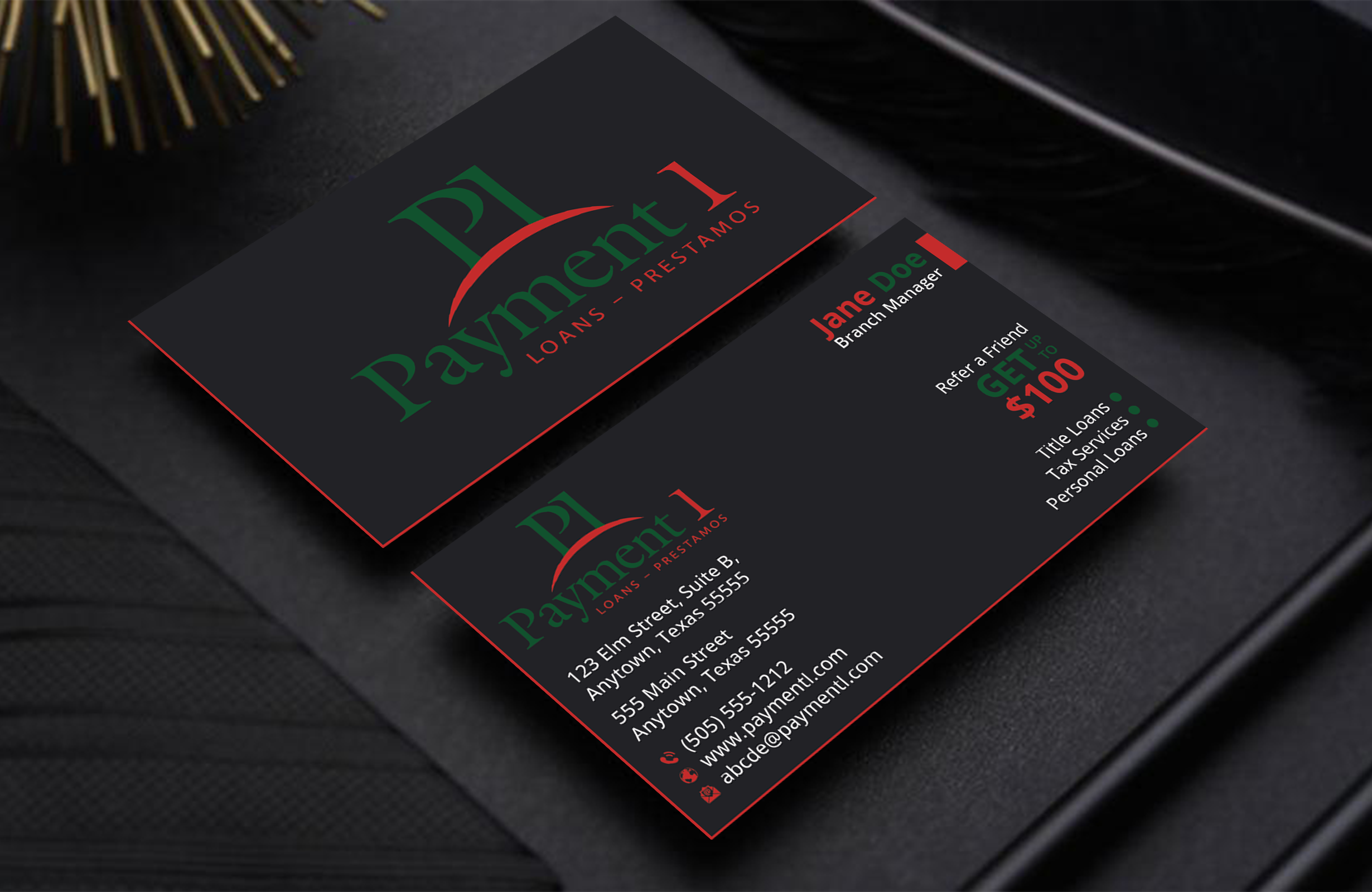 Business Card Design by DesignerShahadat for Payment 1 Financial | Design #32603907
