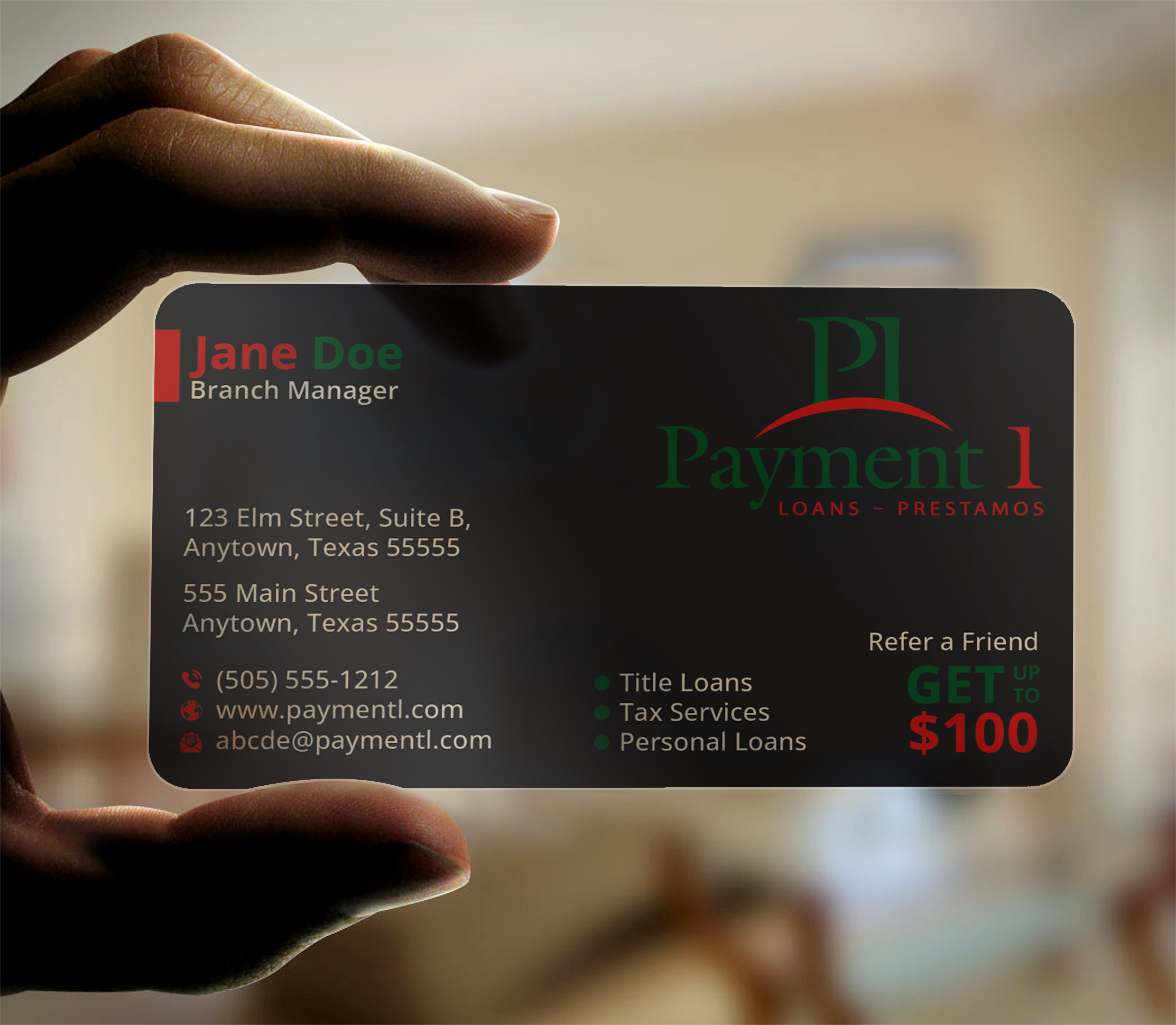 Design de Carte de Visite par DesignerShahadat pour Payment 1 Financial | Design #32603973
