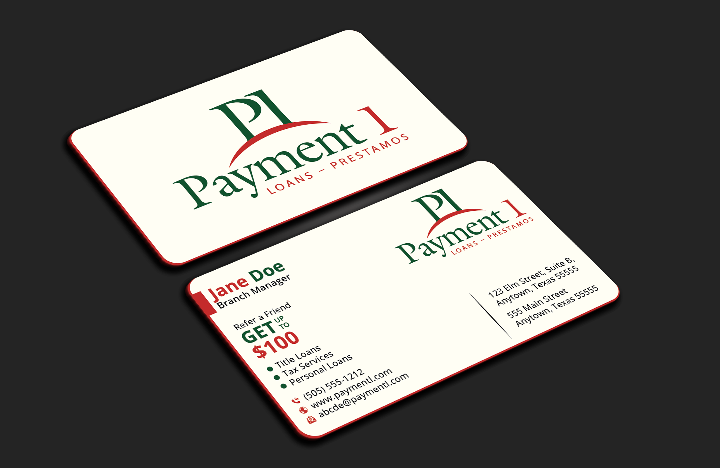Business Card Design by DesignerShahadat for Payment 1 Financial | Design #32605145