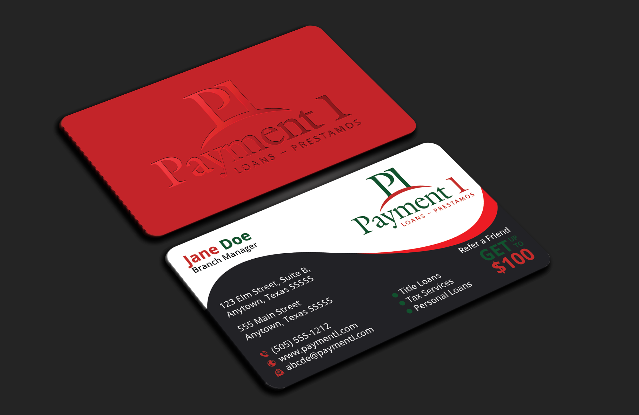Business Card Design by DesignerShahadat for Payment 1 Financial | Design #32605255