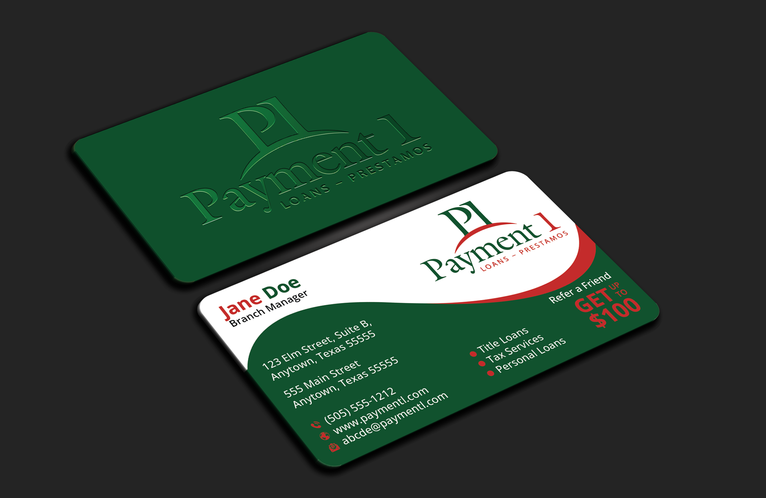 Business Card Design by DesignerShahadat for Payment 1 Financial | Design #32605322