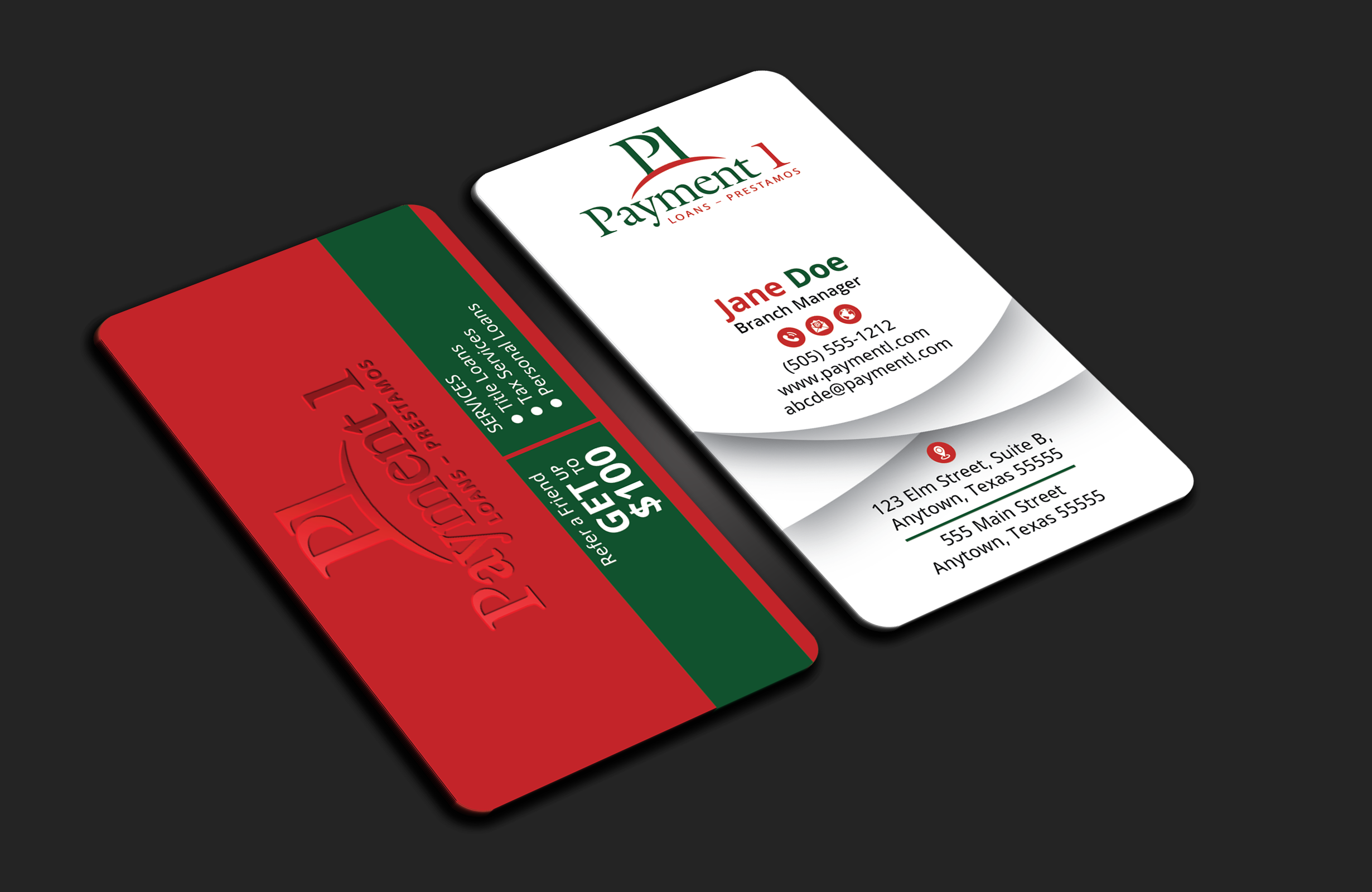 Business Card Design by DesignerShahadat for Payment 1 Financial | Design #32610656