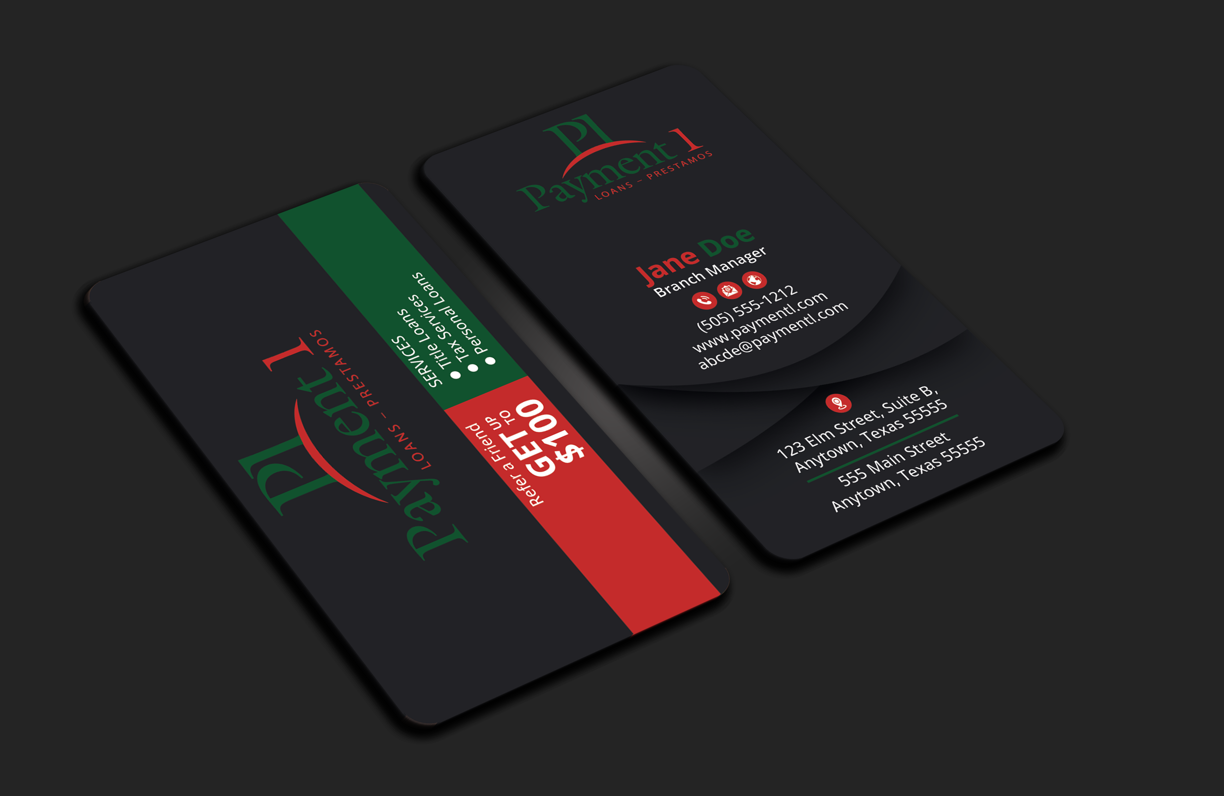 Business Card Design by DesignerShahadat for Payment 1 Financial | Design #32610662