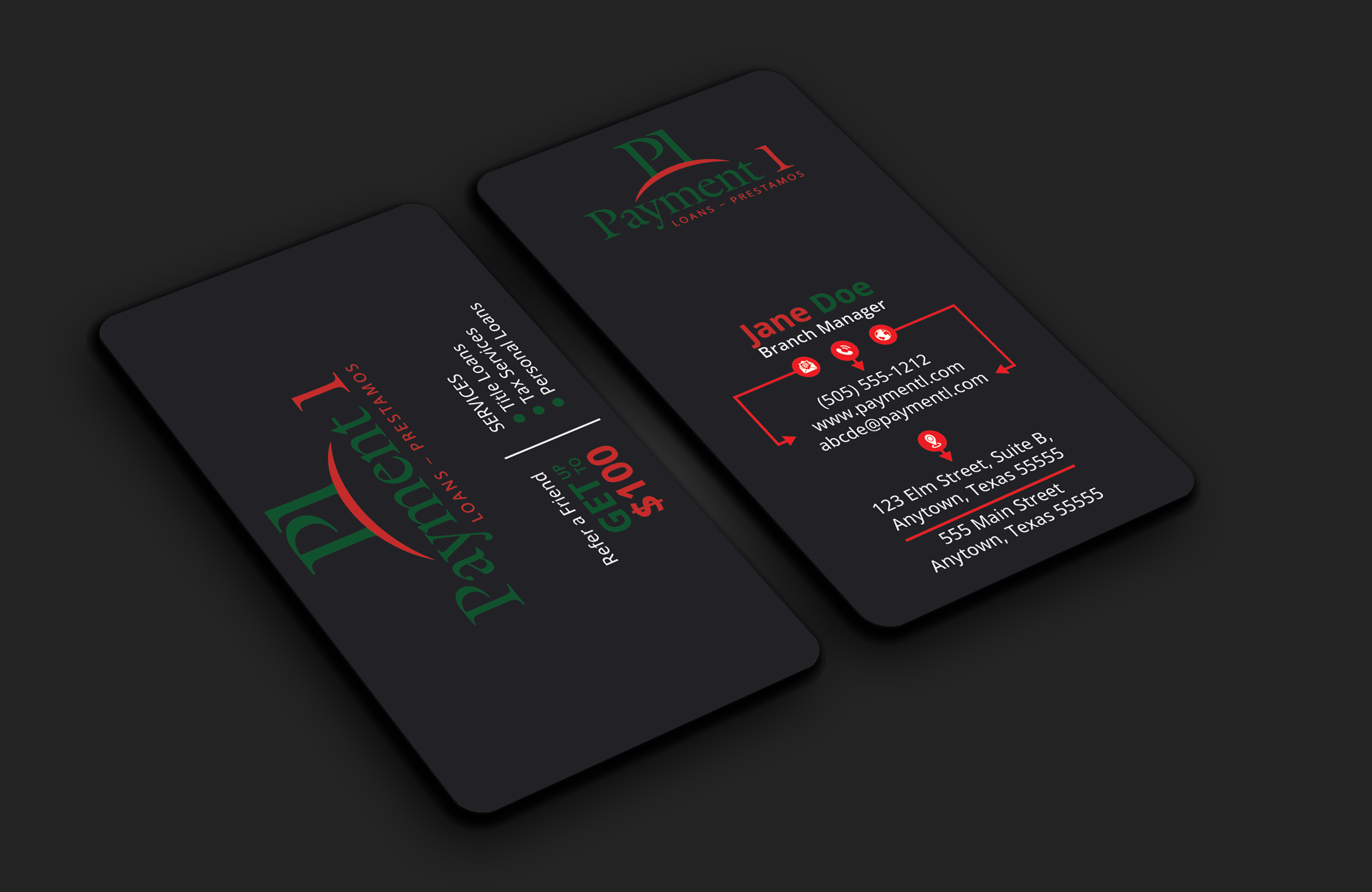 Business Card Design by DesignerShahadat for Payment 1 Financial | Design #32610671