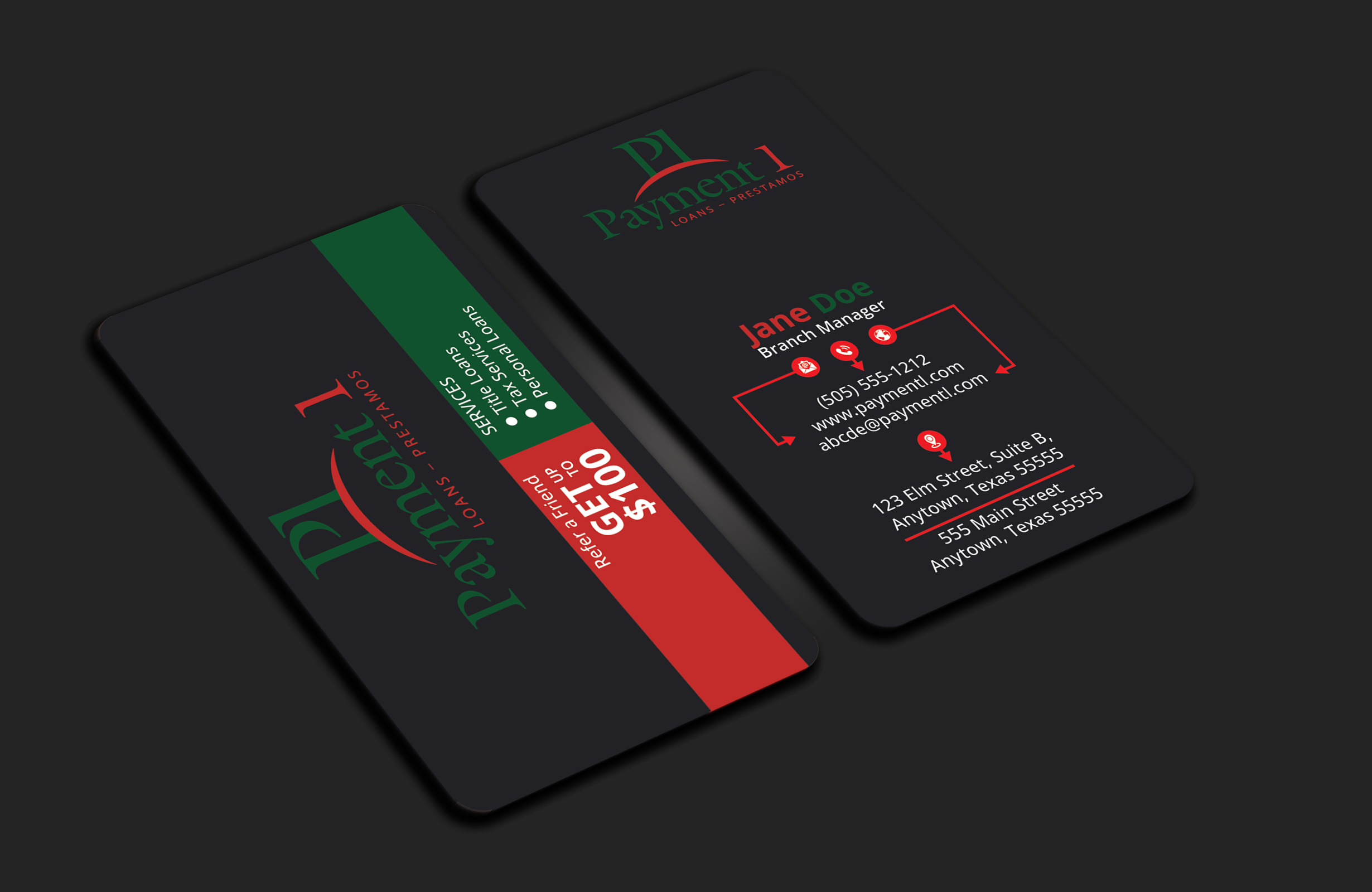 Business Card Design by DesignerShahadat for Payment 1 Financial | Design #32610672