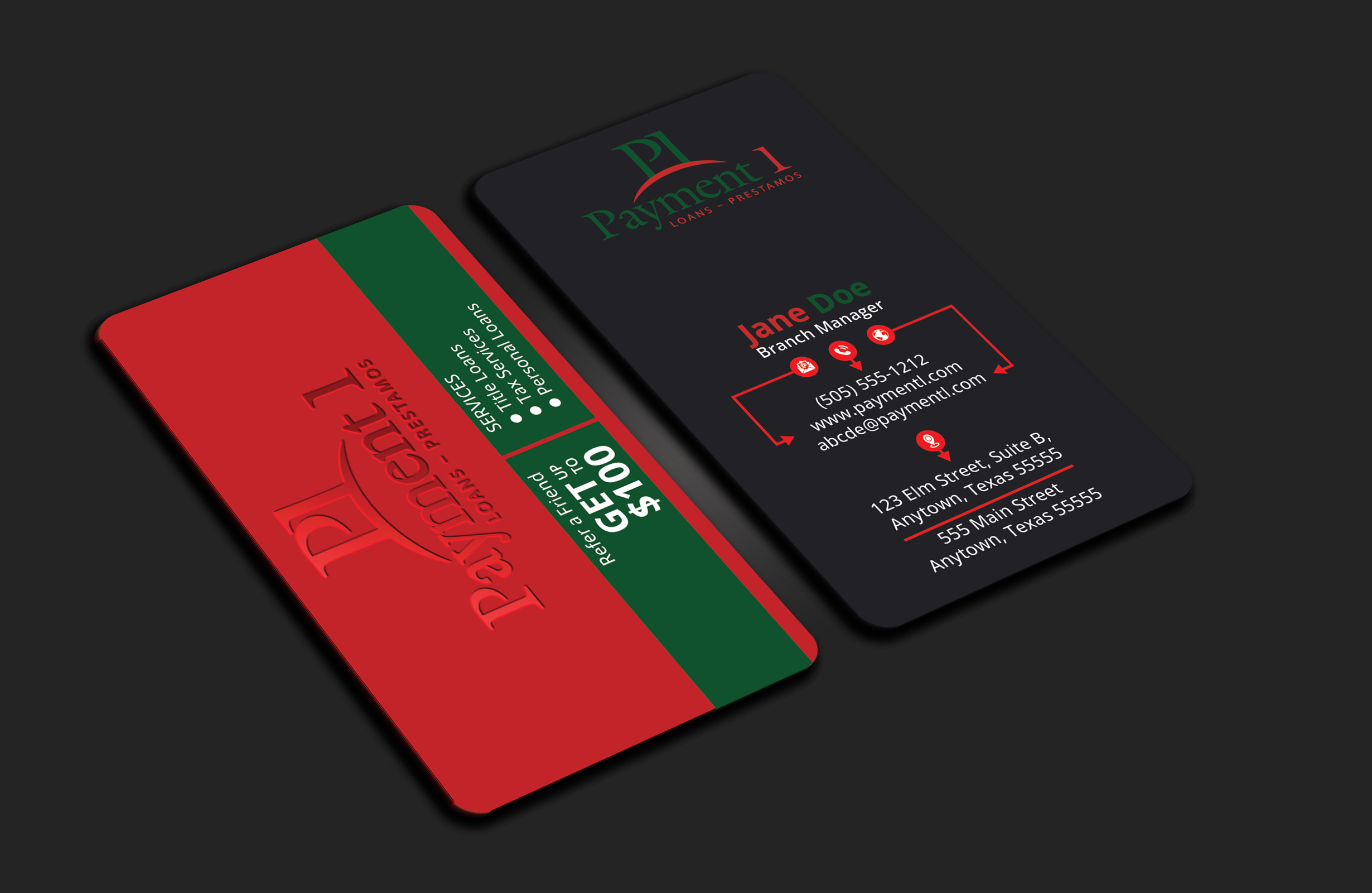 Business Card Design by DesignerShahadat for Payment 1 Financial | Design #32610673