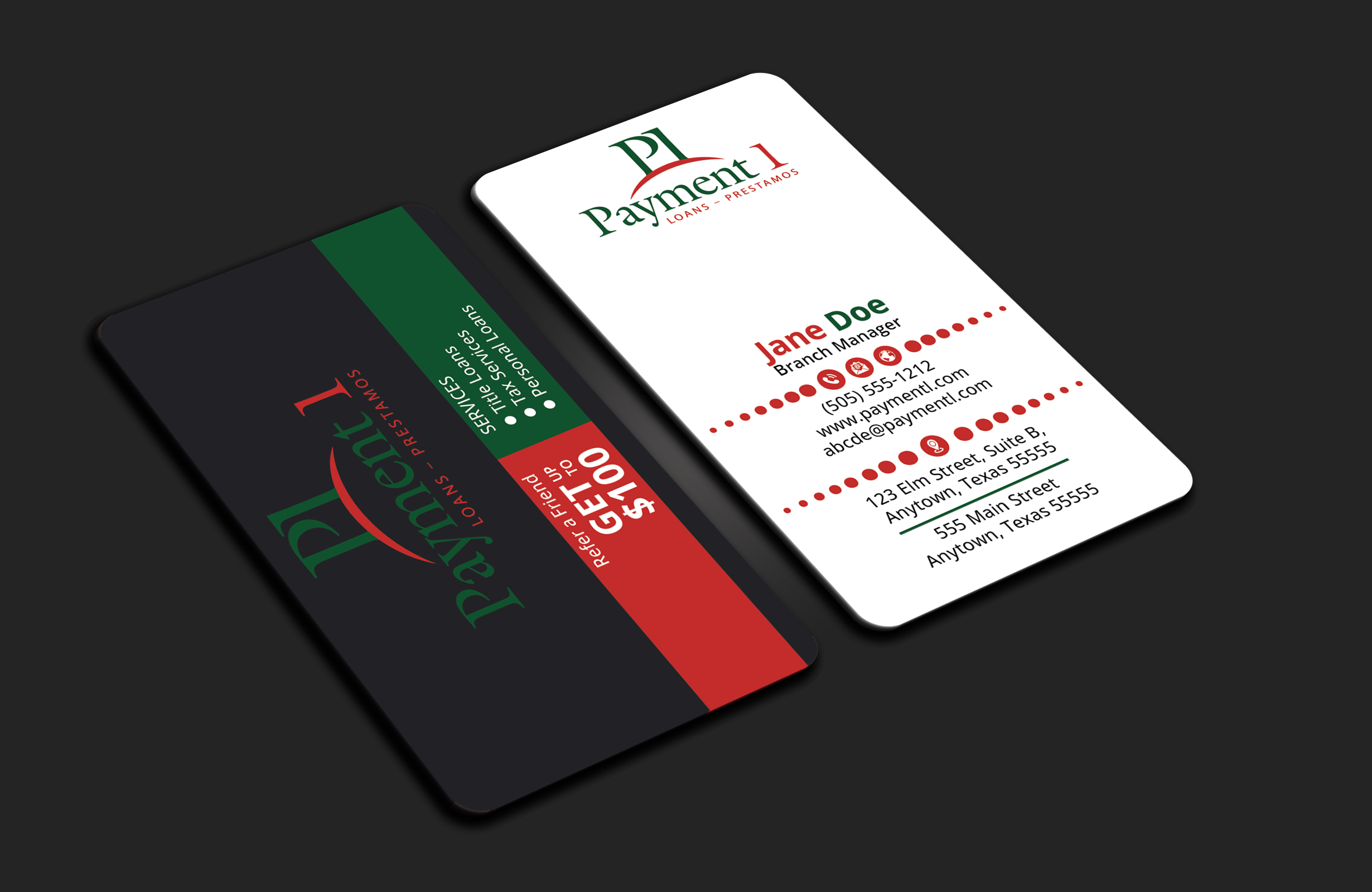 Business Card Design by DesignerShahadat for Payment 1 Financial | Design #32610702