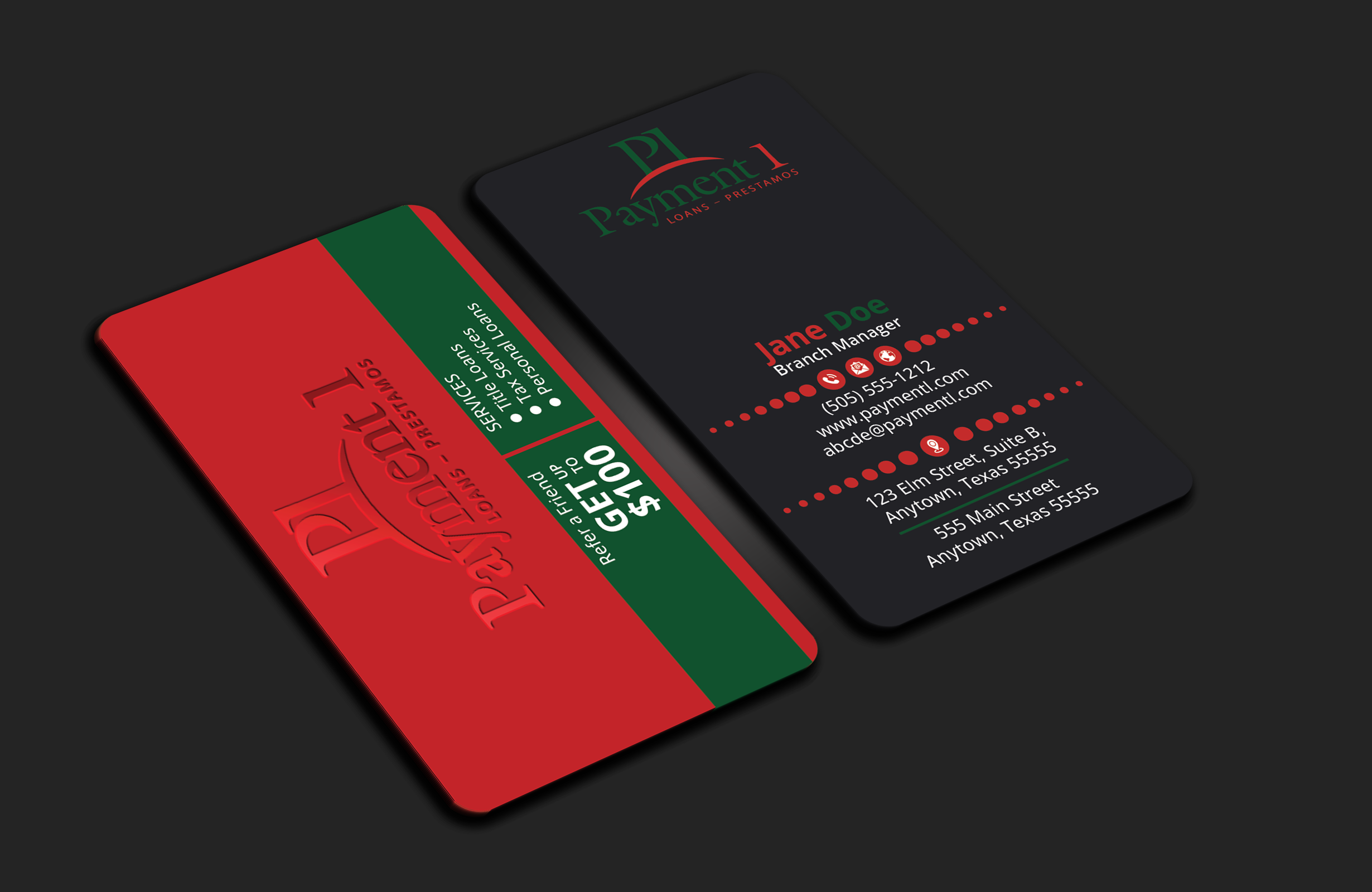 Business Card Design by DesignerShahadat for Payment 1 Financial | Design #32610703