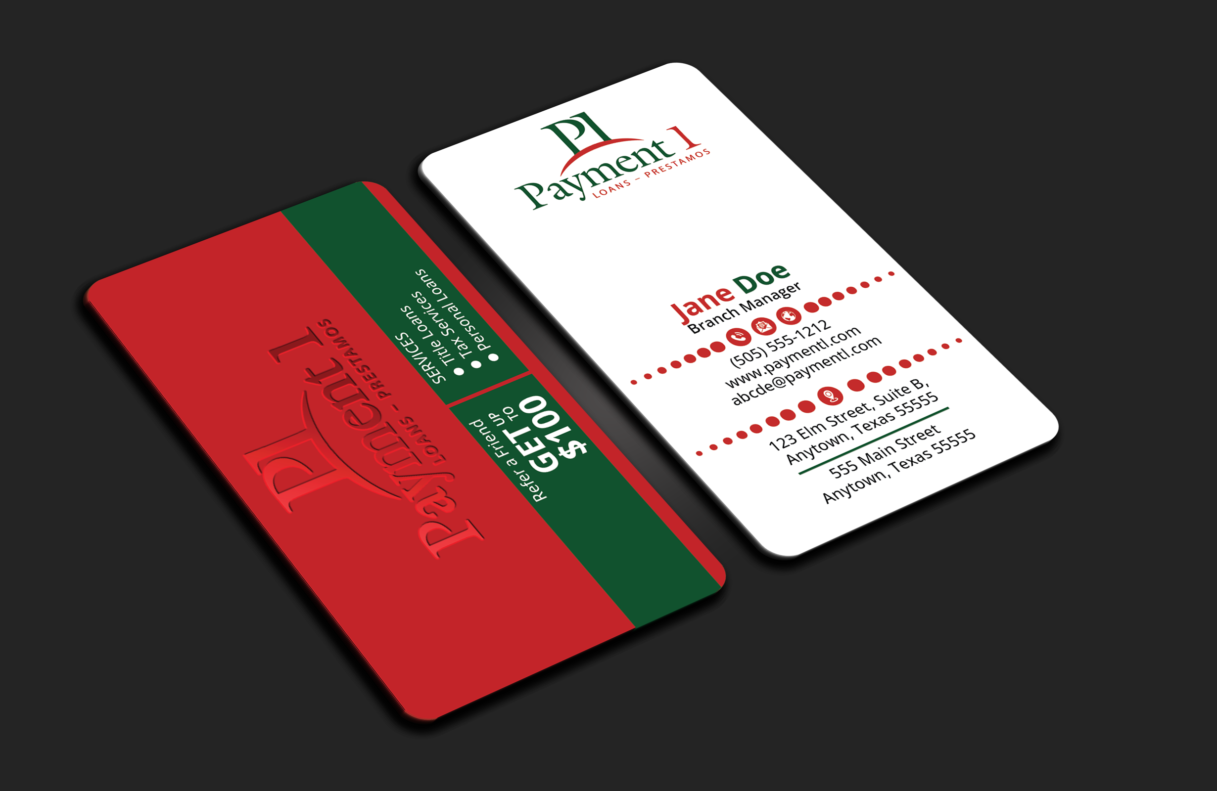 Business Card Design by DesignerShahadat for Payment 1 Financial | Design #32610704