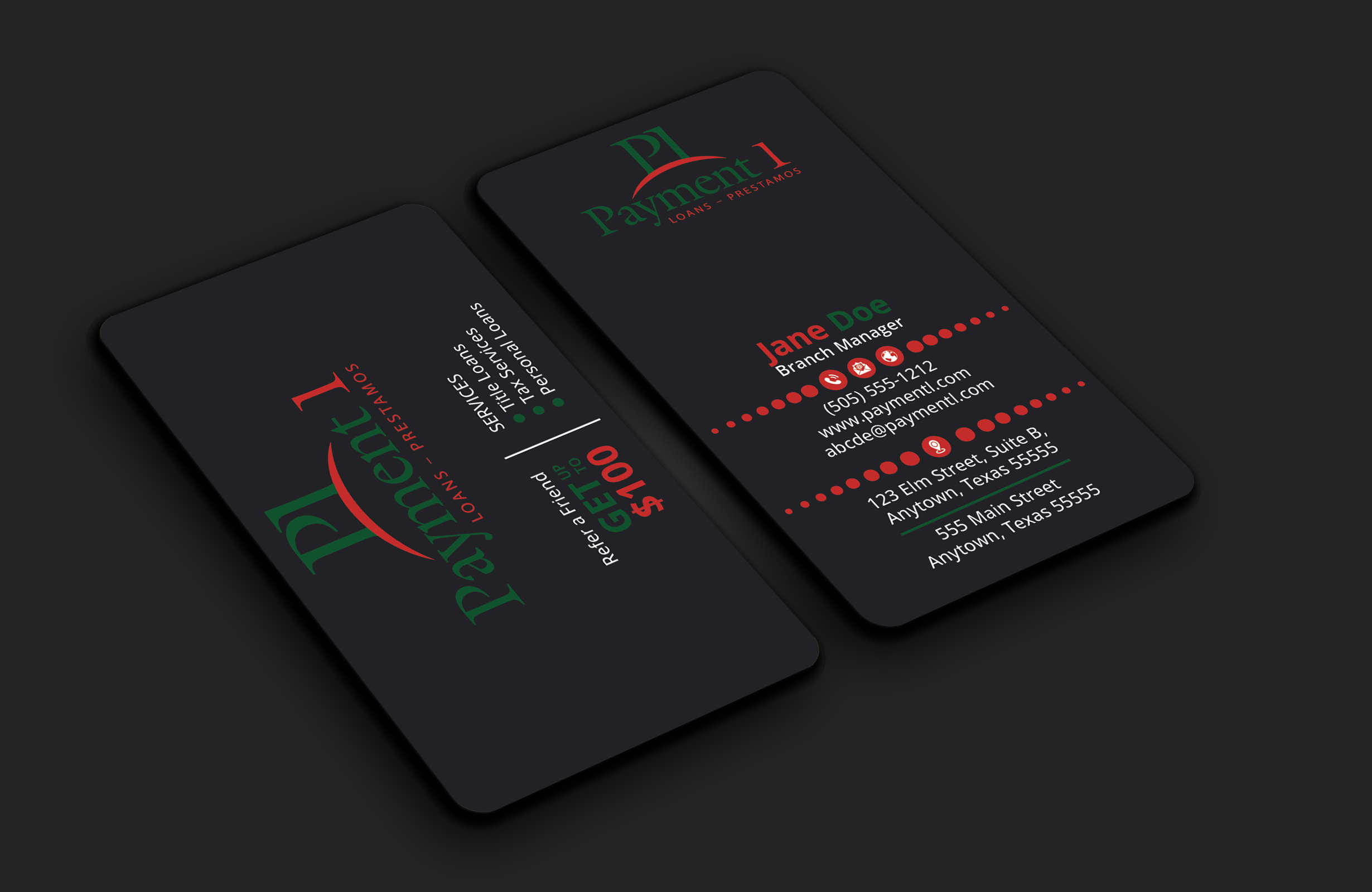 Business Card Design by DesignerShahadat for Payment 1 Financial | Design #32610705