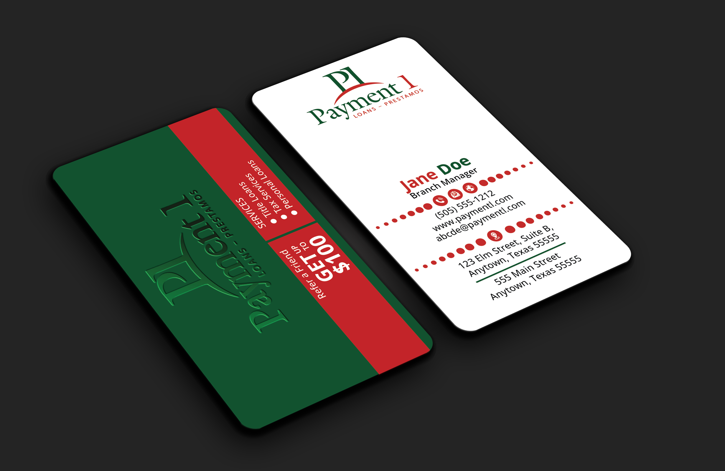 Business Card Design by DesignerShahadat for Payment 1 Financial | Design #32610708