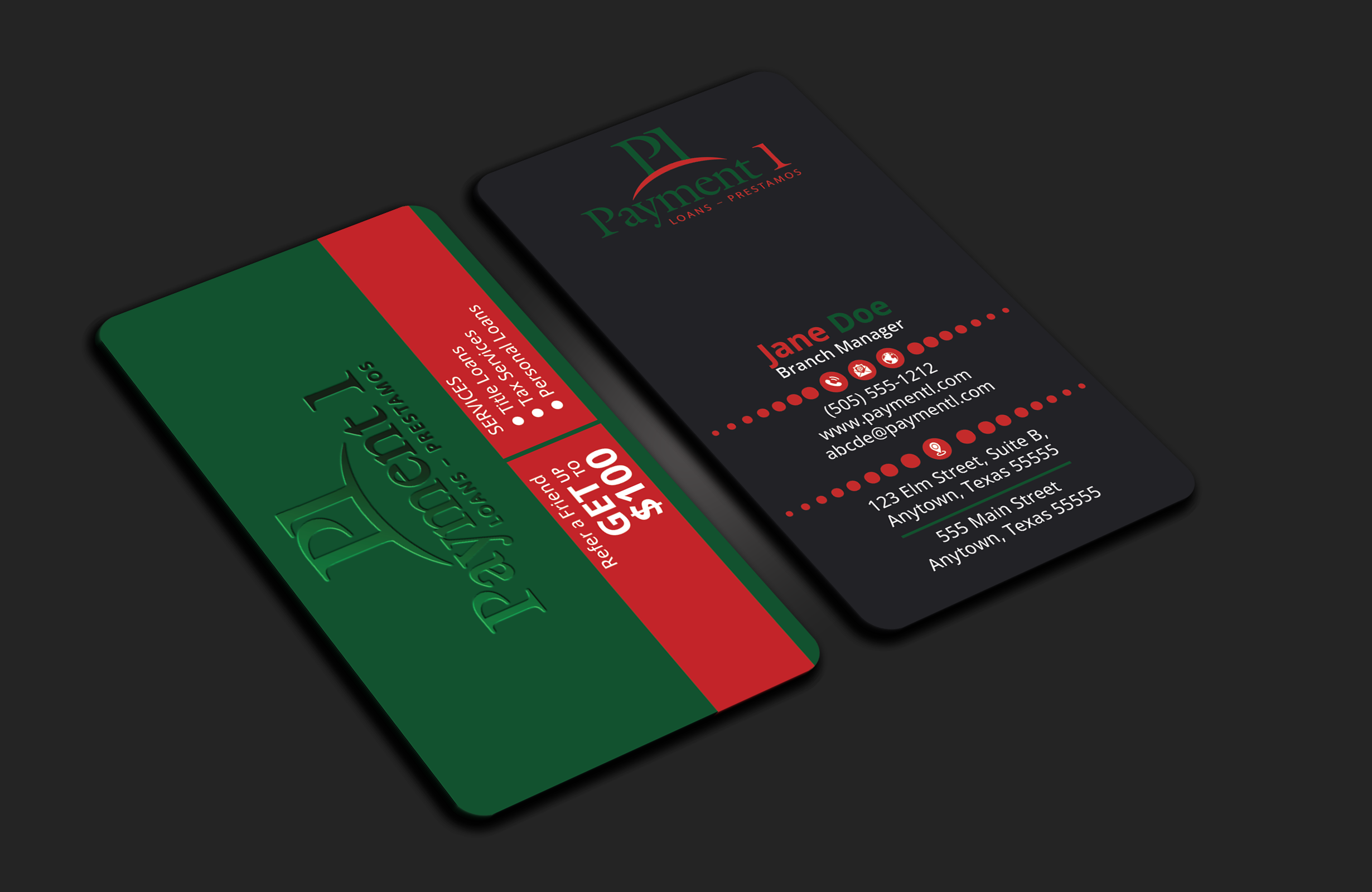 Business Card Design by DesignerShahadat for Payment 1 Financial | Design #32610709