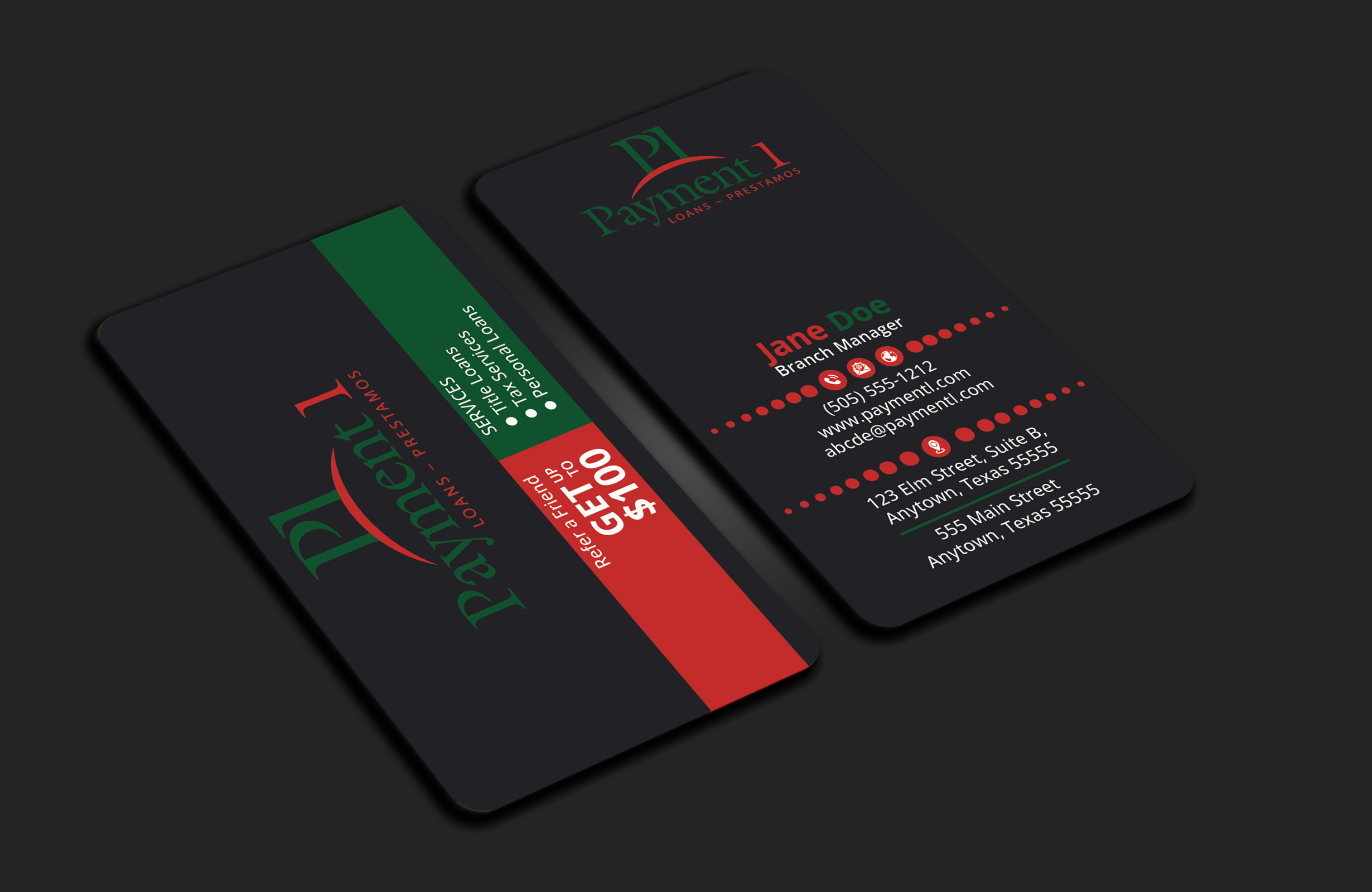 Business Card Design by DesignerShahadat for Payment 1 Financial | Design #32610710