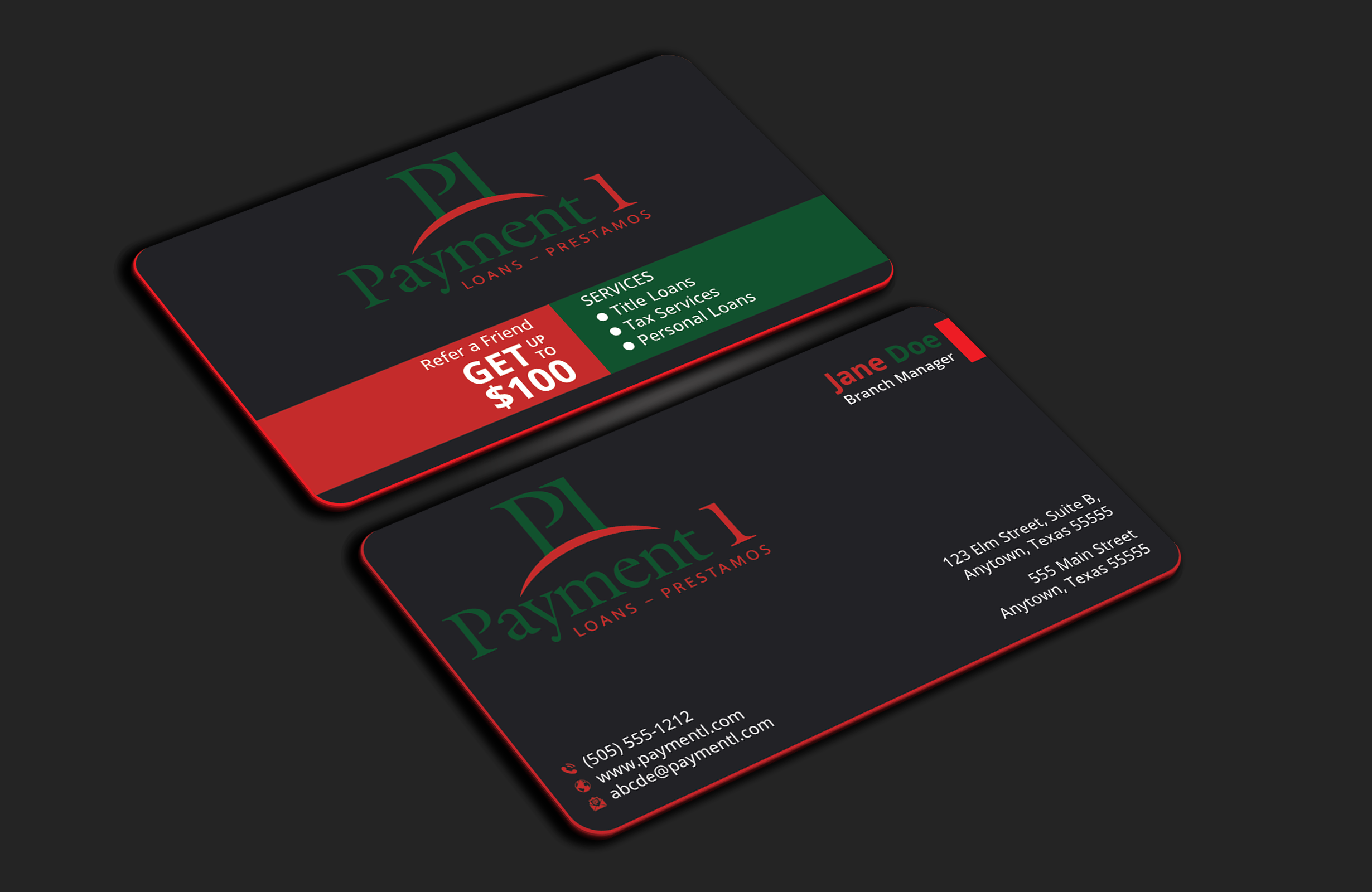 Business Card Design by DesignerShahadat for Payment 1 Financial | Design #32610858