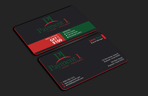 Business Card Design by DesignerShahadat for Payment 1 Financial | Design: #32610858