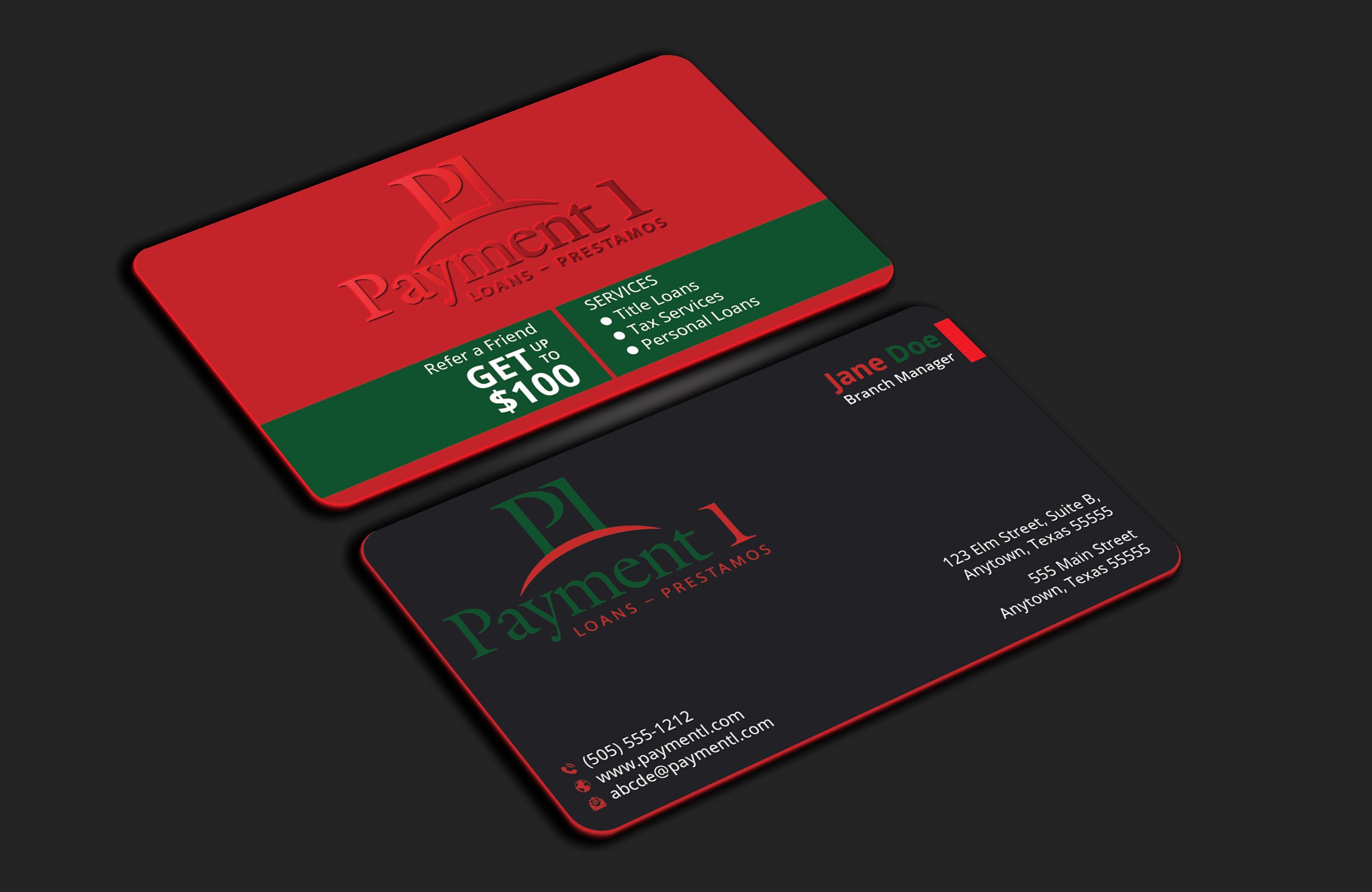 Visitenkarten-Design von DesignerShahadat für Payment 1 Financial | Design #32610864