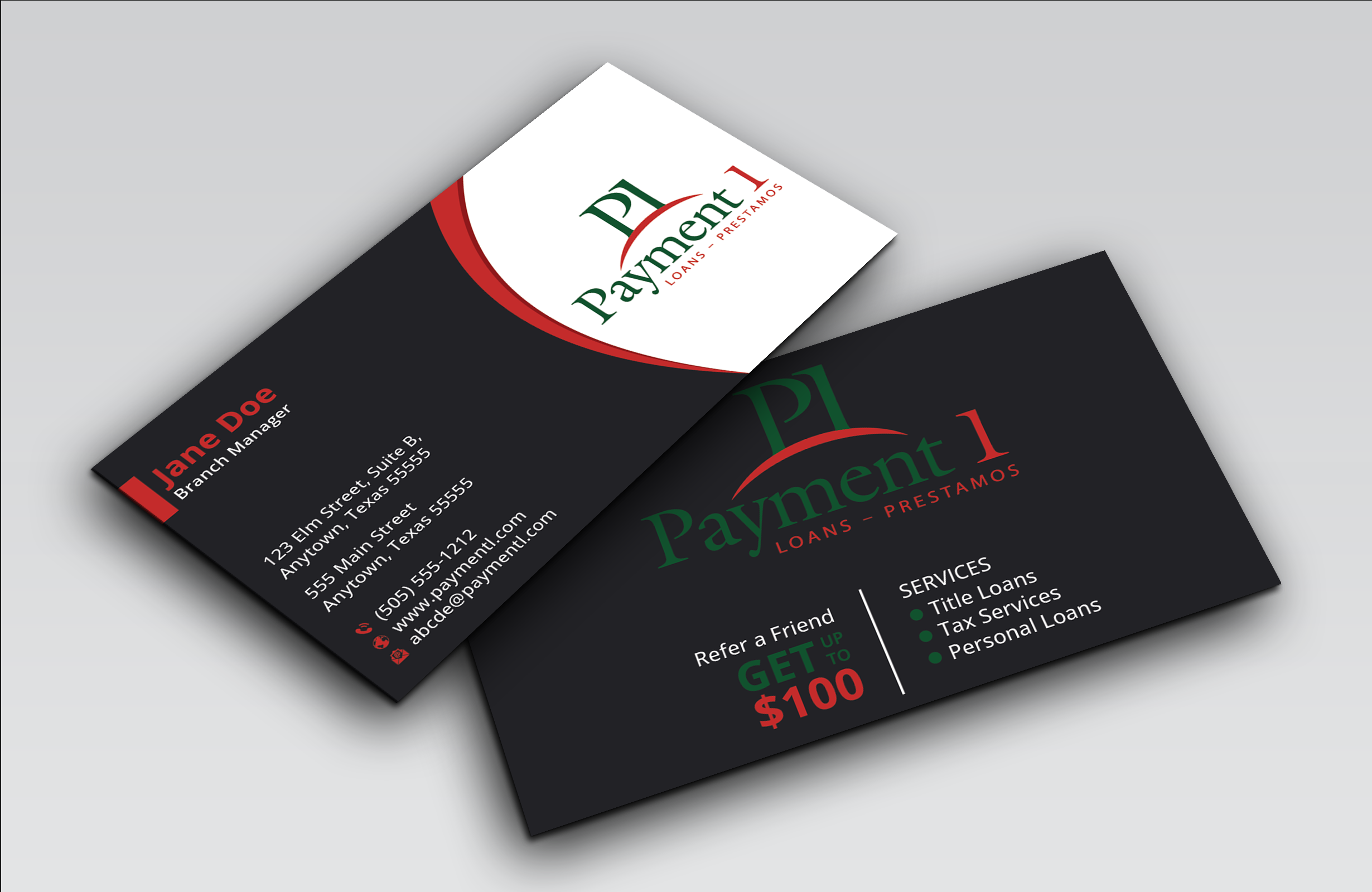 Business Card Design by DesignerShahadat for Payment 1 Financial | Design #32610974