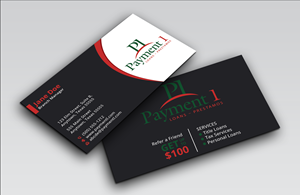 Business Card Design by DesignerShahadat for Payment 1 Financial | Design: #32610974