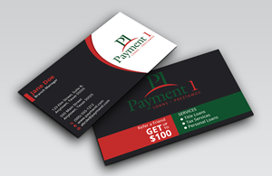 Business Card Design by DesignerShahadat for Payment 1 Financial | Design: #32610975