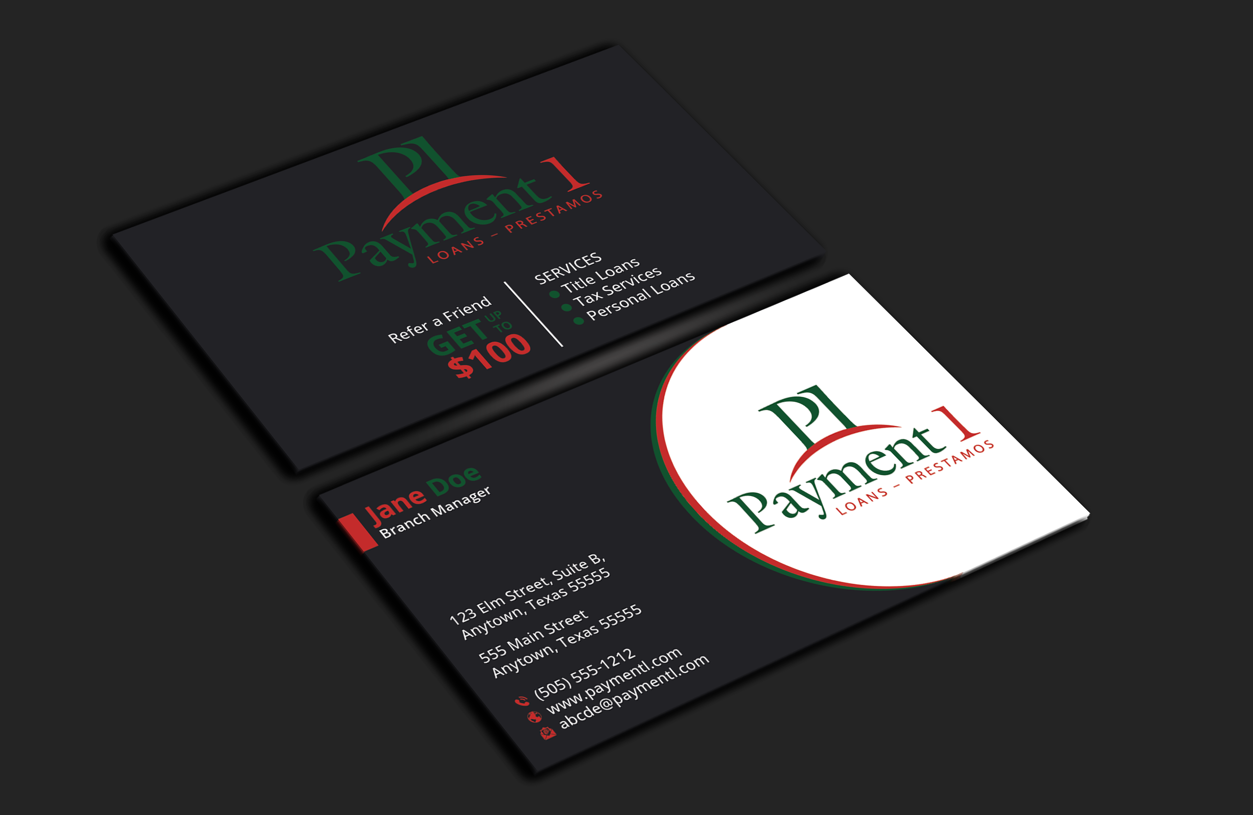 Business Card Design by DesignerShahadat for Payment 1 Financial | Design #32611738
