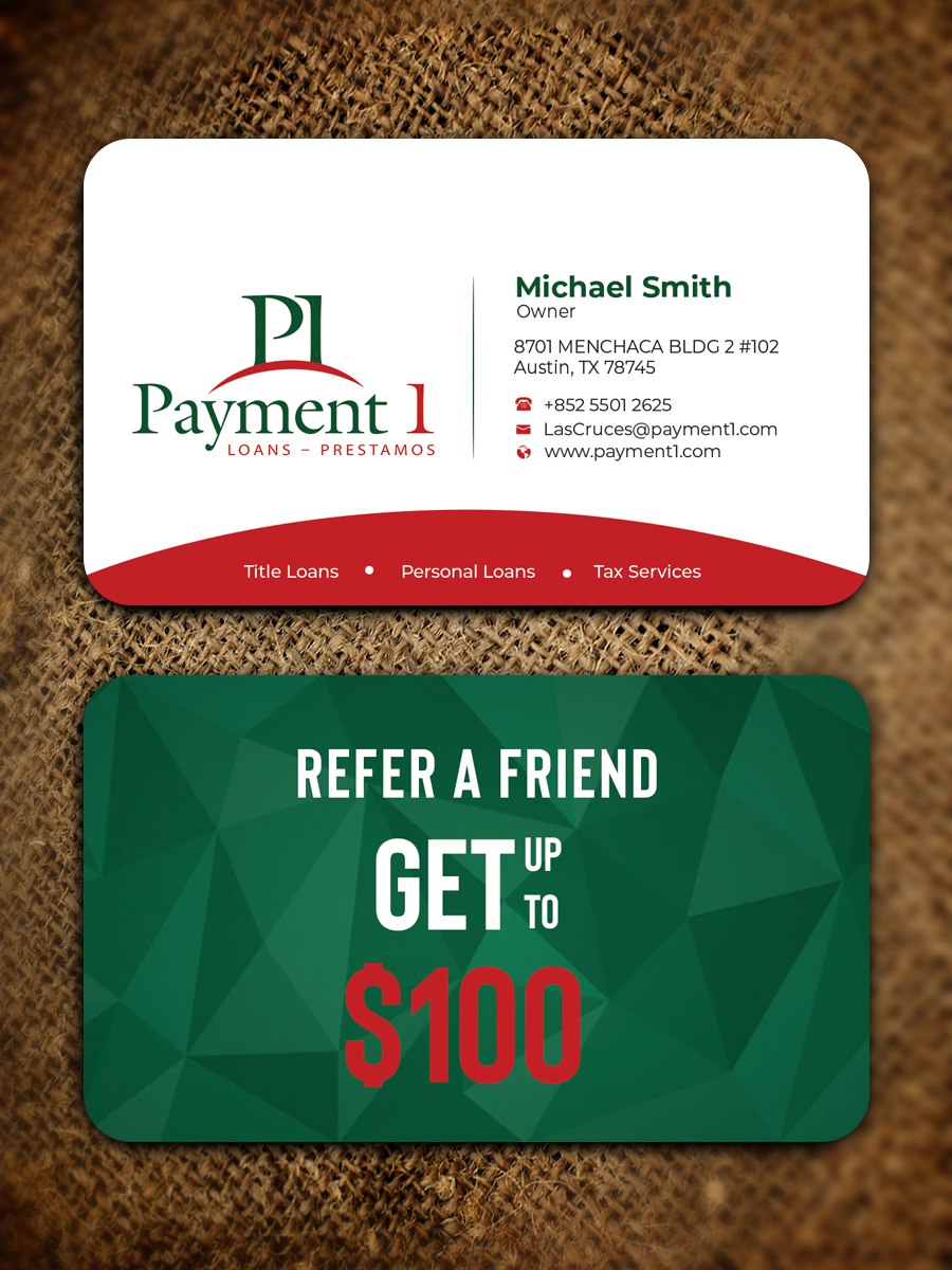 Business Card Design by Innovative Graphix for Payment 1 Financial | Design #32593046