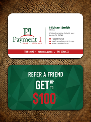 Business Card Design by Innovative Graphix for Payment 1 Financial | Design: #32593074