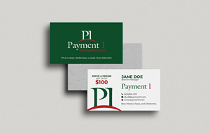 Business Card Design by Design_Duo for Payment 1 Financial | Design: #32902596