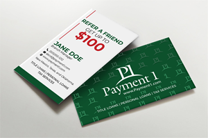 Diseño de Tarjeta de Presentación por Design_Duo para Payment 1 Financial | Diseño: #32984634