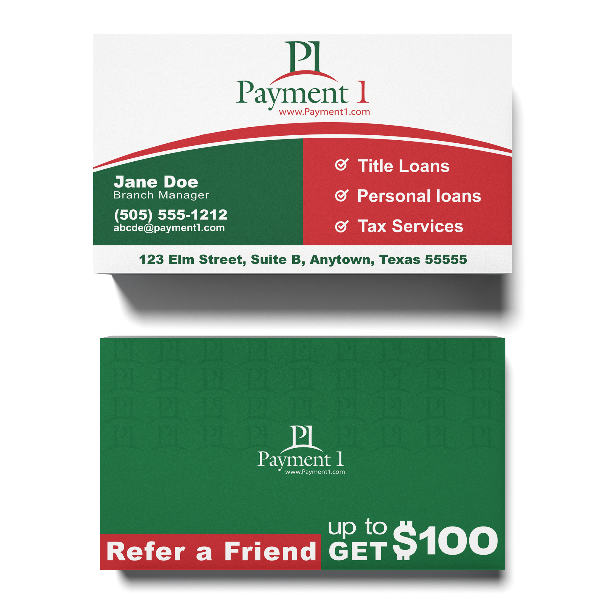 Business Card Design by HasibulA for Payment 1 Financial | Design #32902934