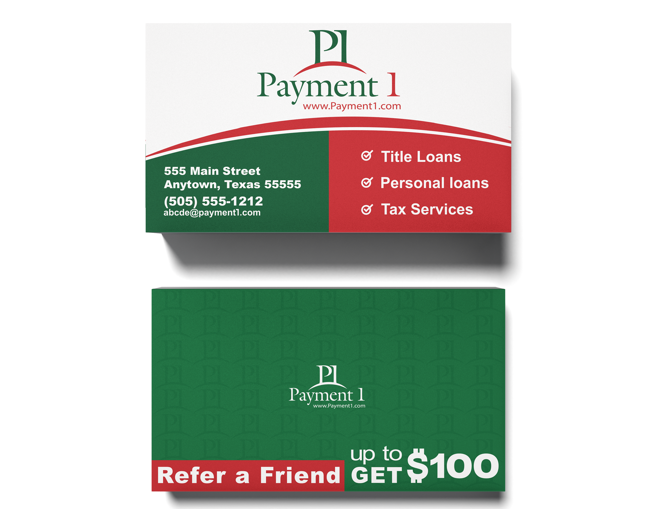 Business Card Design by HasibulA for Payment 1 Financial | Design #32902943