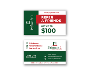 Business Card Design by sumdes for Payment 1 Financial | Design: #32865228