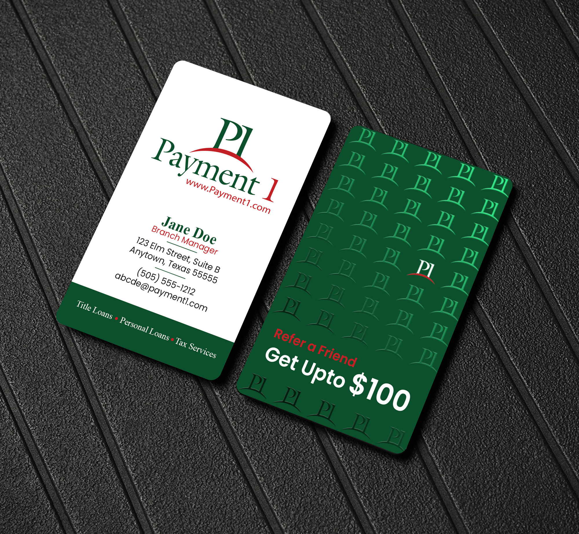 Business Card Design by Creations Box 2015 for Payment 1 Financial | Design #32596209