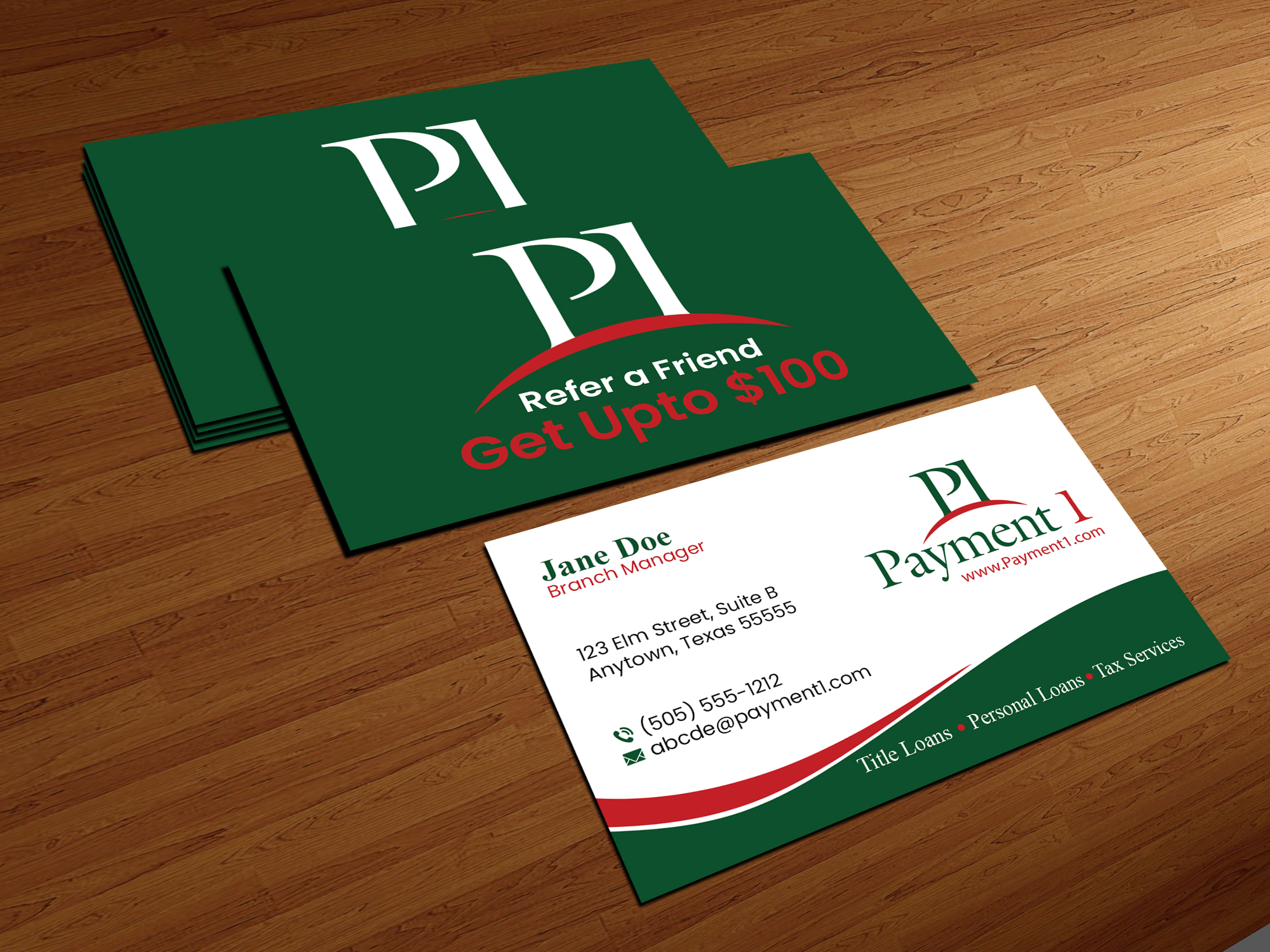 Business Card Design by Creations Box 2015 for Payment 1 Financial | Design #32596225