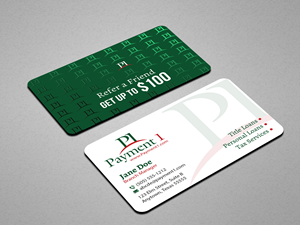 Business Card Design by Creations Box 2015 for Payment 1 Financial | Design: #32909322