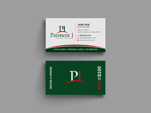 Business Card Design by LAXMI DESIGNHUB for Payment 1 Financial | Design: #32597001