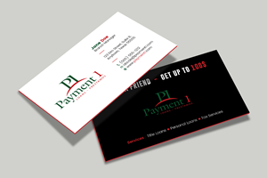 Business Card Design by Tripti Ranjan Gain for Payment 1 Financial | Design: #32869516