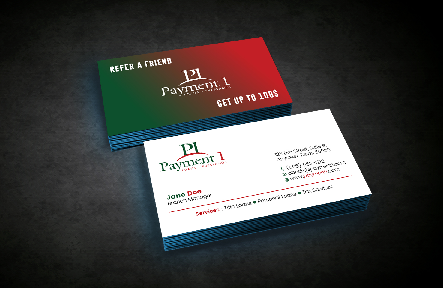 Business Card Design by Tripti Ranjan Gain for Payment 1 Financial | Design #32869520