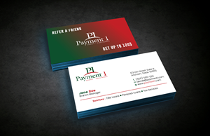 Business Card Design by Tripti Ranjan Gain for Payment 1 Financial | Design: #32869520